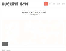 Tablet Screenshot of buckeyegym.com